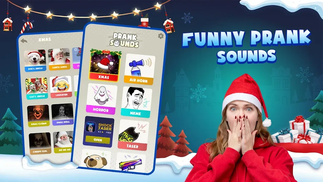 Prank sounds: haircut & fart [МОД Много монет] Screenshot 1