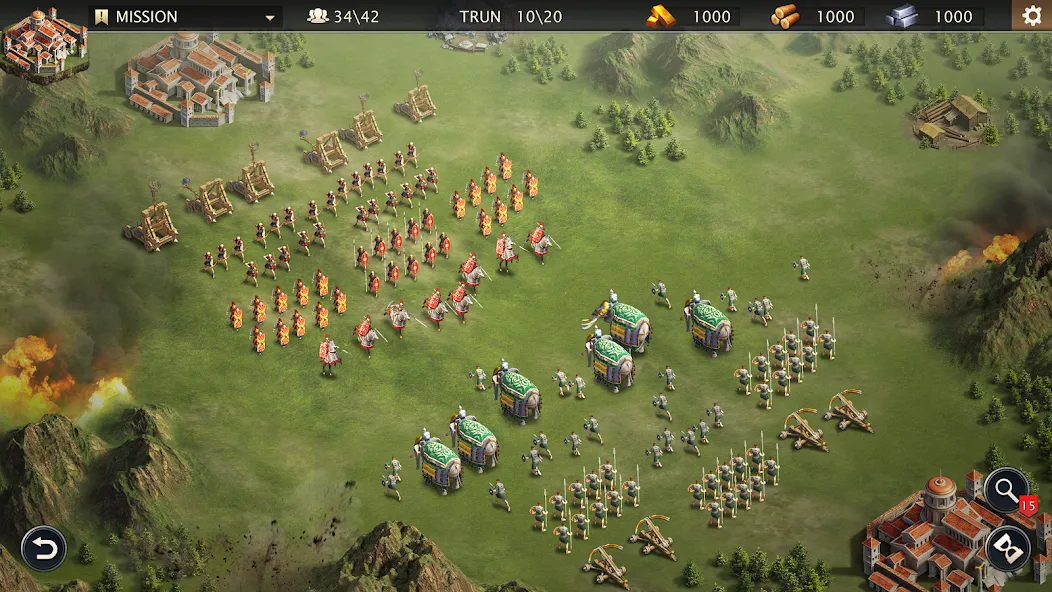 Grand War: Rome Strategy Games (Гранд Вар) [МОД Много денег] Screenshot 4