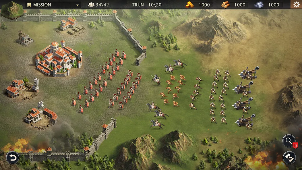 Grand War: Rome Strategy Games (Гранд Вар) [МОД Много денег] Screenshot 5