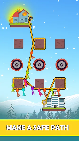 Rope Puzzle (Роуп Паззл) [МОД Меню] Screenshot 2