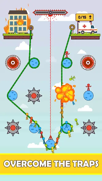 Rope Puzzle (Роуп Паззл) [МОД Меню] Screenshot 4