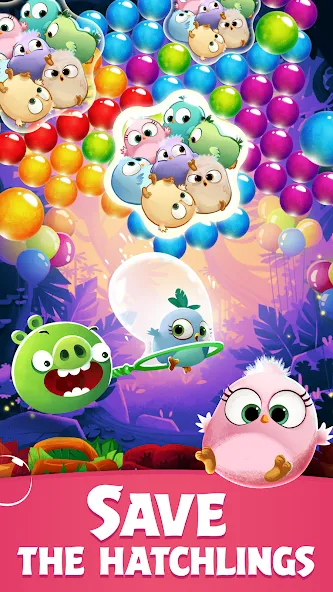 Angry Birds POP Bubble Shooter (Энгри Брдс ПОП Бабл Шутер) [МОД Unlimited Money] Screenshot 3
