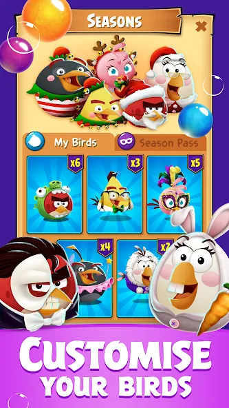 Angry Birds POP Bubble Shooter (Энгри Брдс ПОП Бабл Шутер) [МОД Unlimited Money] Screenshot 5