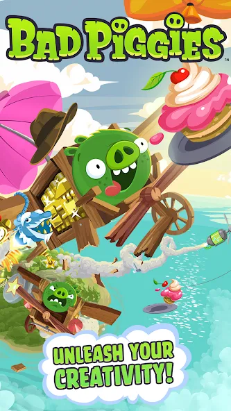 Bad Piggies (Бэд Пиггиз) [МОД Mega Pack] Screenshot 1