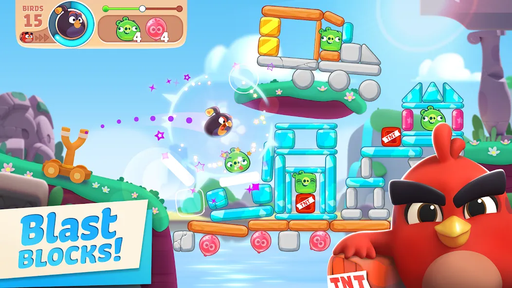 Angry Birds Journey (Энгри Бердс Джорни) [МОД Unlimited Money] Screenshot 1