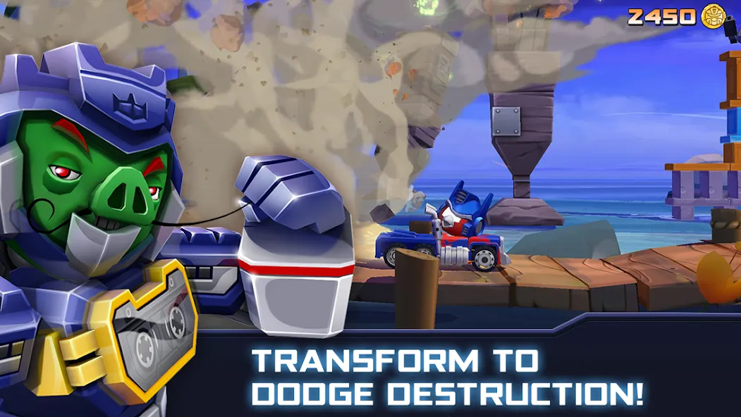 Angry Birds Transformers (Энгри Брдс Трансформеры) [МОД Много монет] Screenshot 4