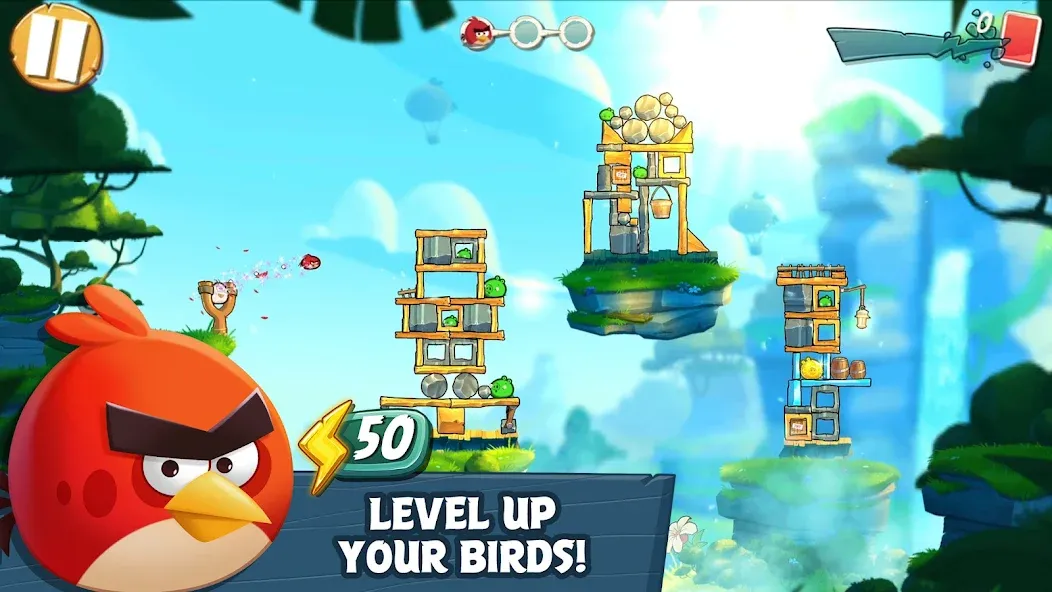 Angry Birds 2 (Энгри Бердс 2) [МОД Бесконечные деньги] Screenshot 2