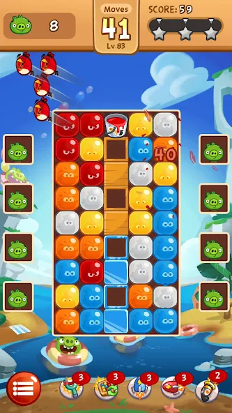 Angry Birds Blast (Энгри Бердс Бласт) [МОД Бесконечные деньги] Screenshot 1