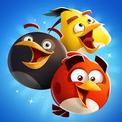 Скачать взломанную Angry Birds Blast (Энгри Бердс Бласт)  [МОД Бесконечные деньги]