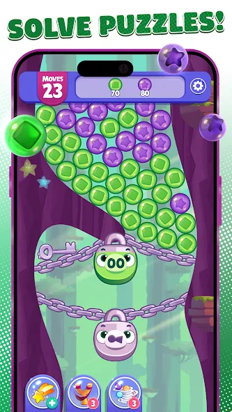 Angry Birds Dream Blast (Энгри Бердс Дрим Бласт) [МОД Бесконечные монеты] Screenshot 2