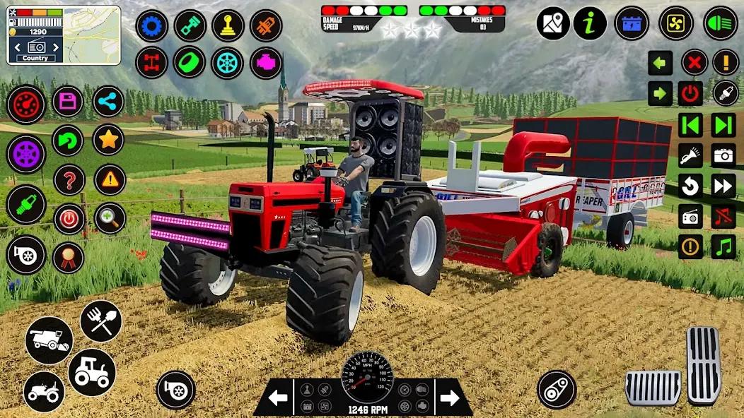 Indian Tractor Farming Games [МОД Много денег] Screenshot 2