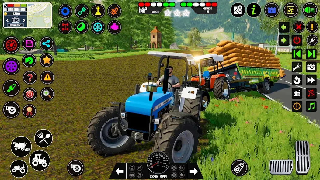 Indian Tractor Farming Games [МОД Много денег] Screenshot 4