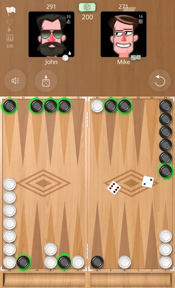 Backgammon Online [МОД Unlimited Money] Screenshot 1