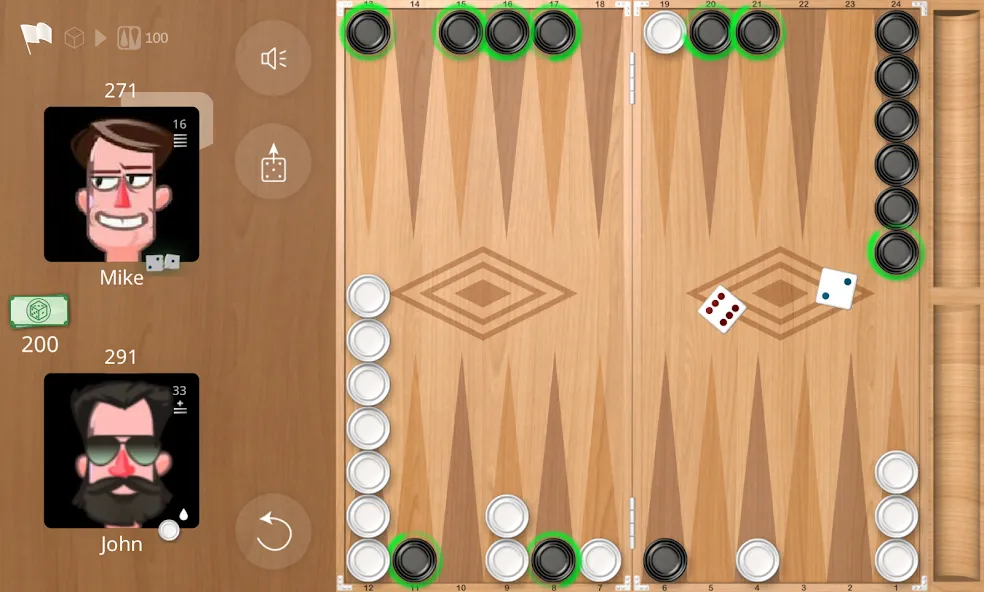 Backgammon Online [МОД Unlimited Money] Screenshot 3