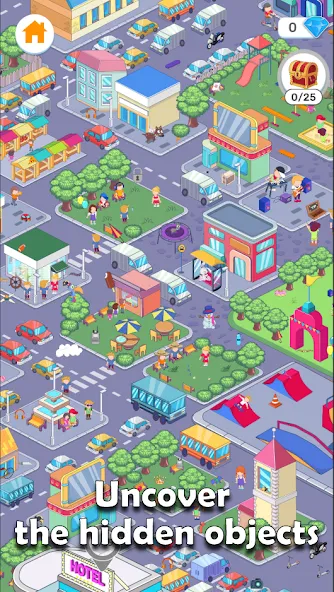 Hidden Case Find Hidden Object (Скрытый кейс Найти скрытые объекты) [МОД Бесконечные деньги] Screenshot 1