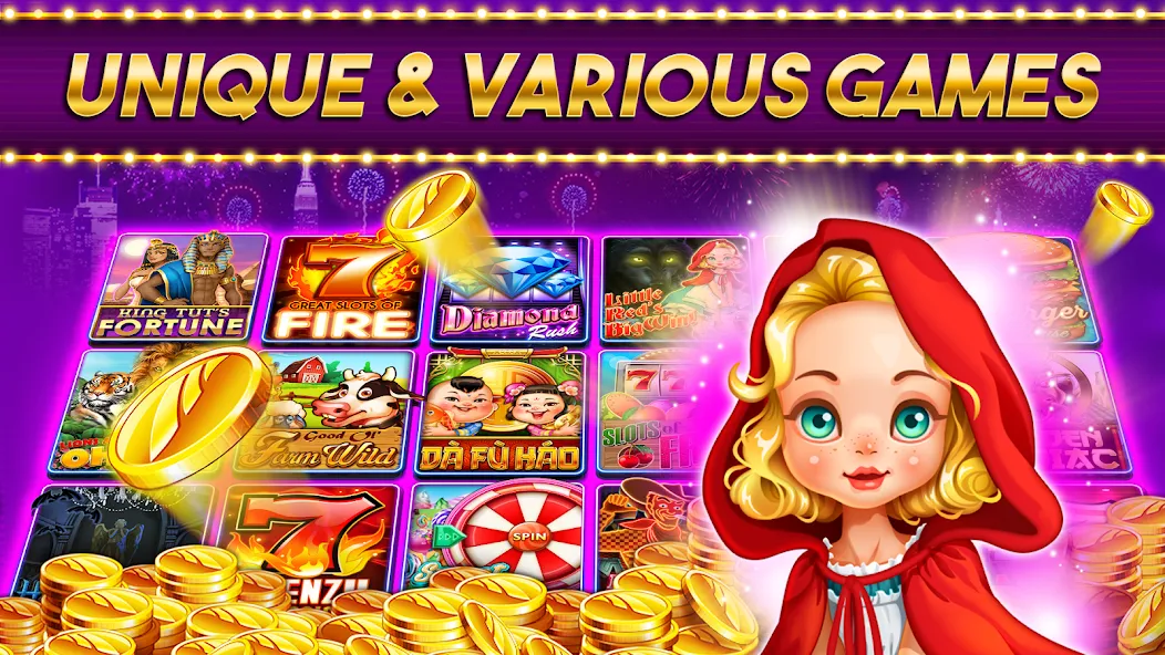 Casino Frenzy - Slot Machines (Казино Френзи) [МОД Бесконечные деньги] Screenshot 3