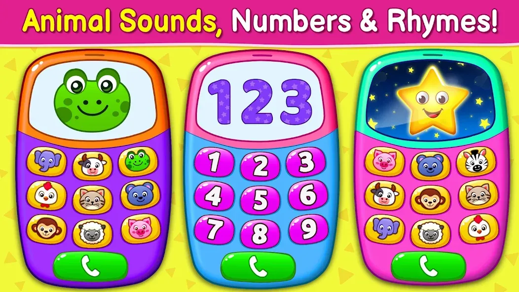Baby Games: Piano & Baby Phone (Бейби Геймс) [МОД Много монет] Screenshot 1