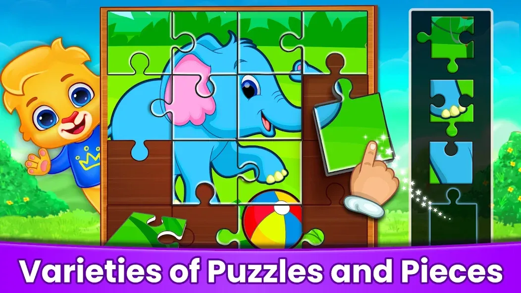 Puzzle Kids: Jigsaw Puzzles [МОД Mega Pack] Screenshot 2
