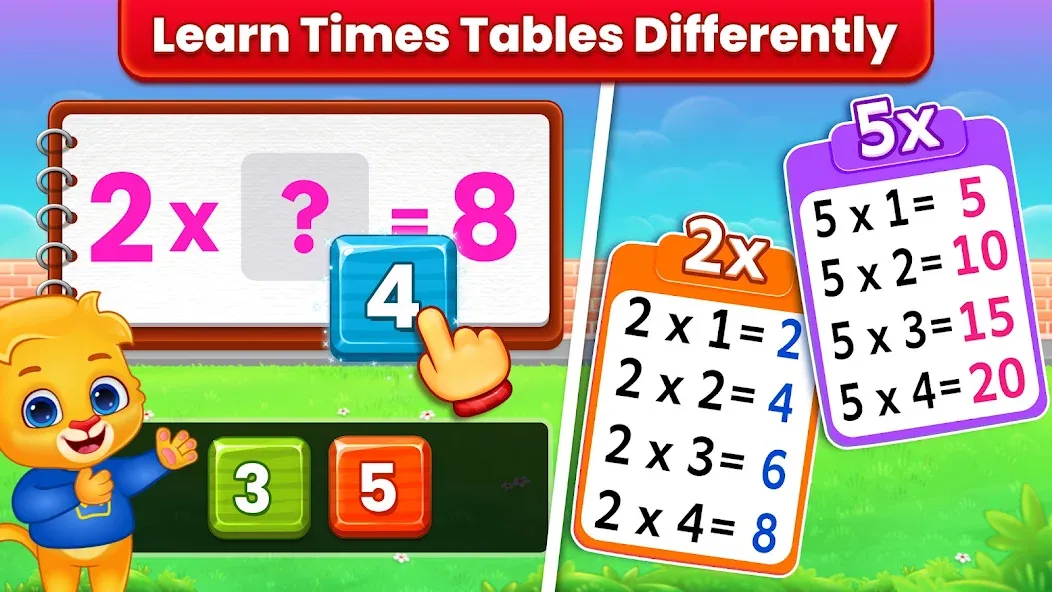Kids Multiplication Math Games [МОД Меню] Screenshot 2