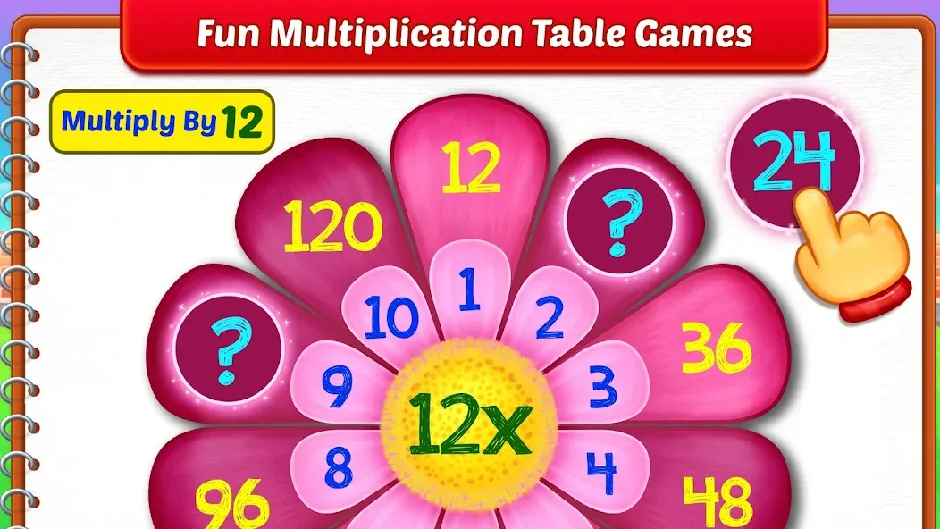 Kids Multiplication Math Games [МОД Меню] Screenshot 4