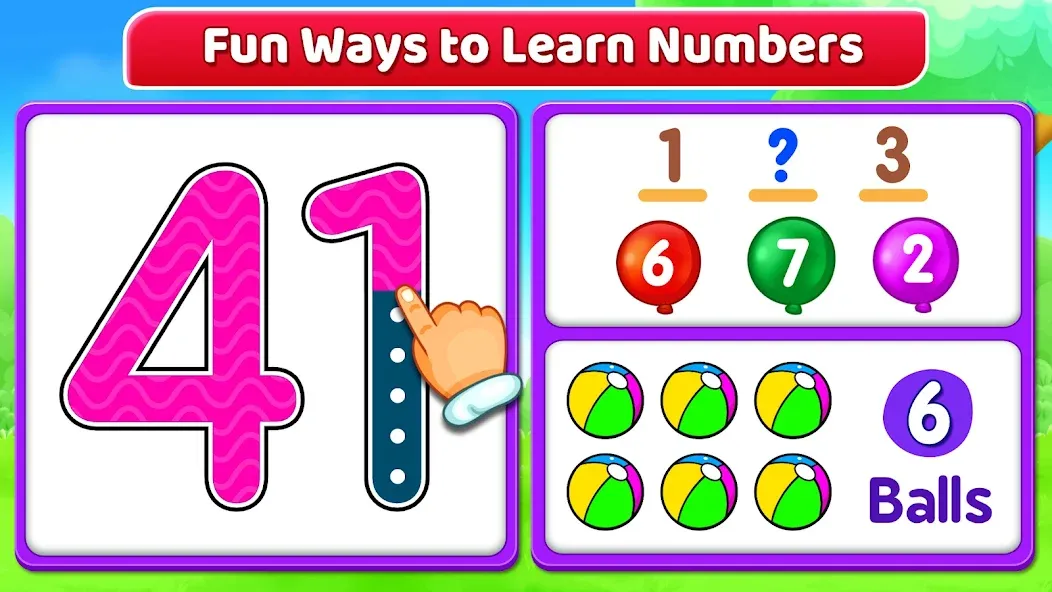 123 Numbers - Count & Tracing [МОД Unlocked] Screenshot 2