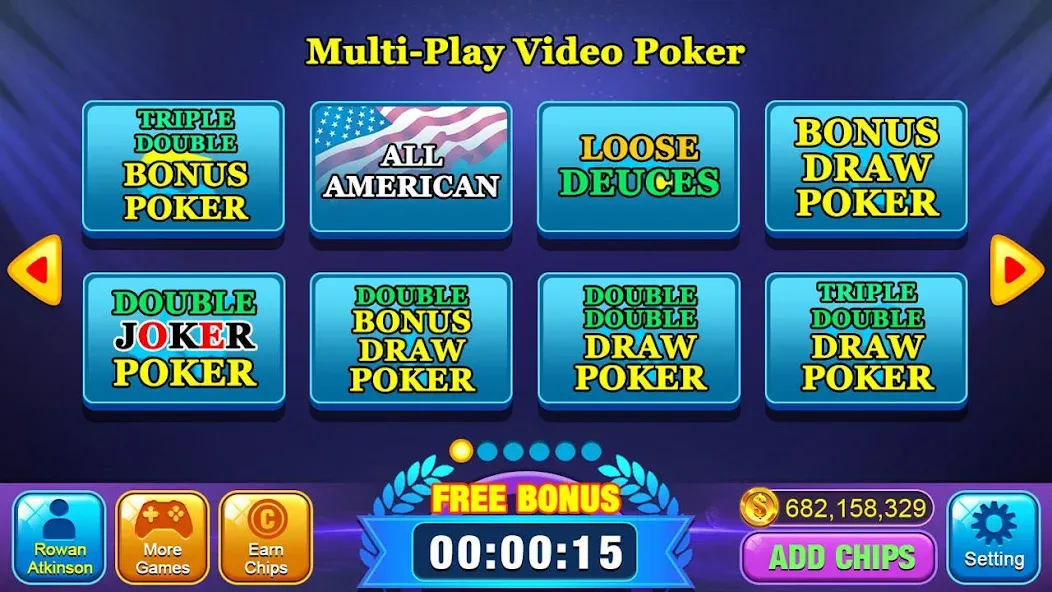 Video Poker Games - Multi Hand (Видео покер игры) [МОД Unlocked] Screenshot 2