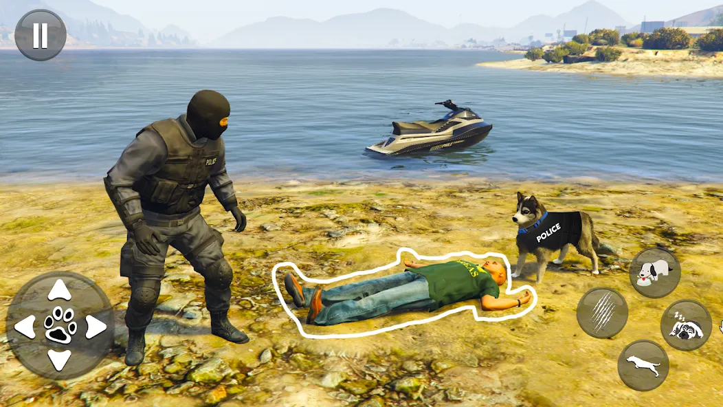 Toby Police Dog Sim: Dogs Game [МОД Mega Pack] Screenshot 1