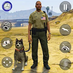 Взломанная Toby Police Dog Sim: Dogs Game  [МОД Mega Pack]