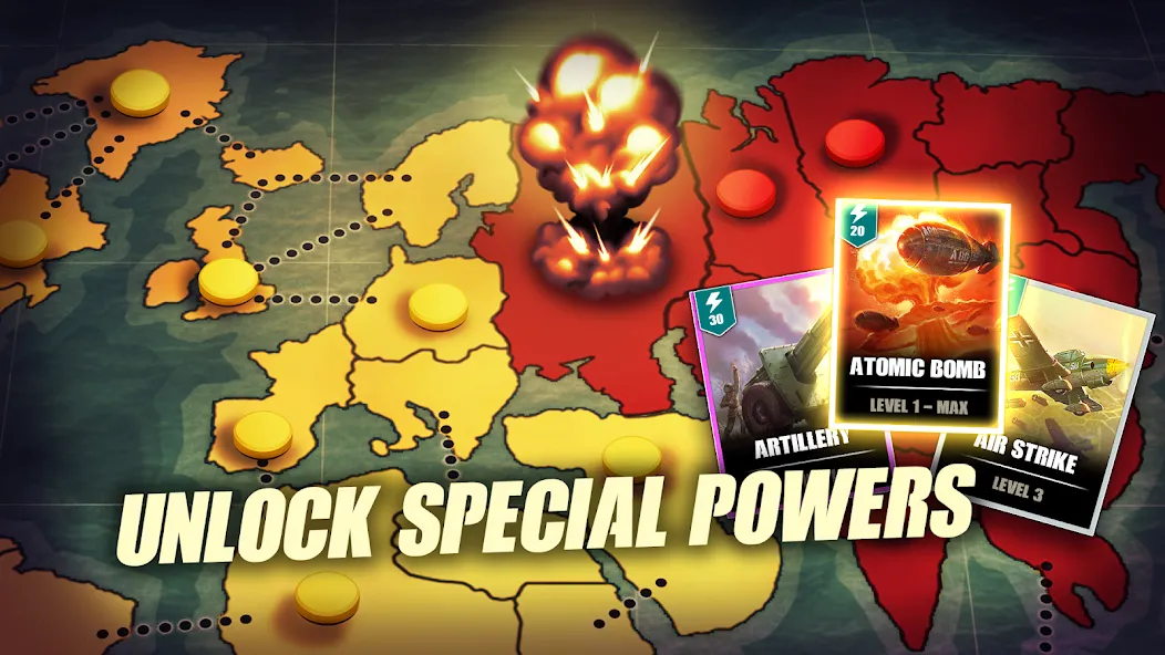 Risk of War - Wartime Glory [МОД Бесконечные монеты] Screenshot 3