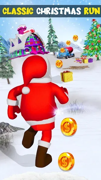 Xmas Santa Surfer Running Game (Ксмас Санта Серфер Раннинг Гейм) [МОД Меню] Screenshot 5