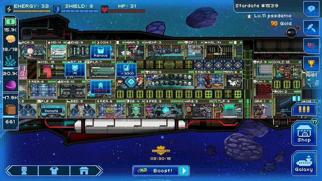 Pixel Starships™ (Пиксель Звездные Корабли) [МОД Unlimited Money] Screenshot 5