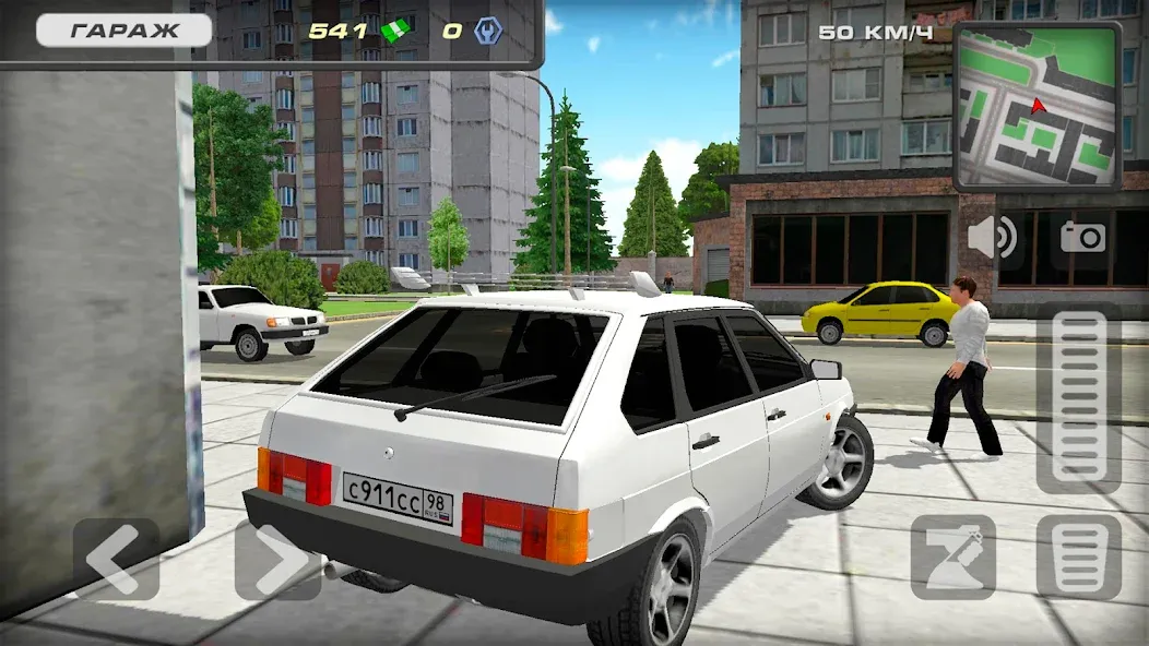 Lada 2109 Russian Car Driver [МОД Menu] Screenshot 3