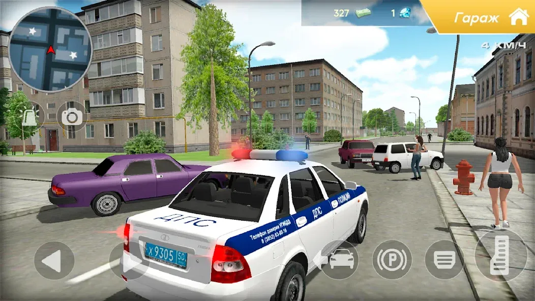 Приорик ДПС: Русская Полиция [МОД Много денег] Screenshot 1