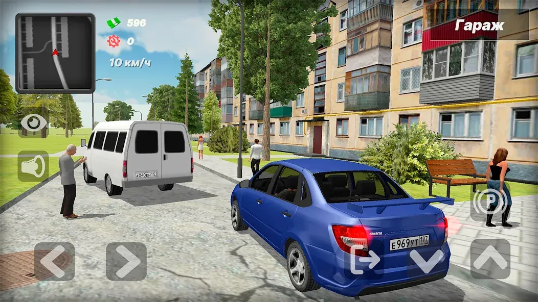 Лада Гранта. Игра про машины [МОД Бесконечные деньги] Screenshot 1