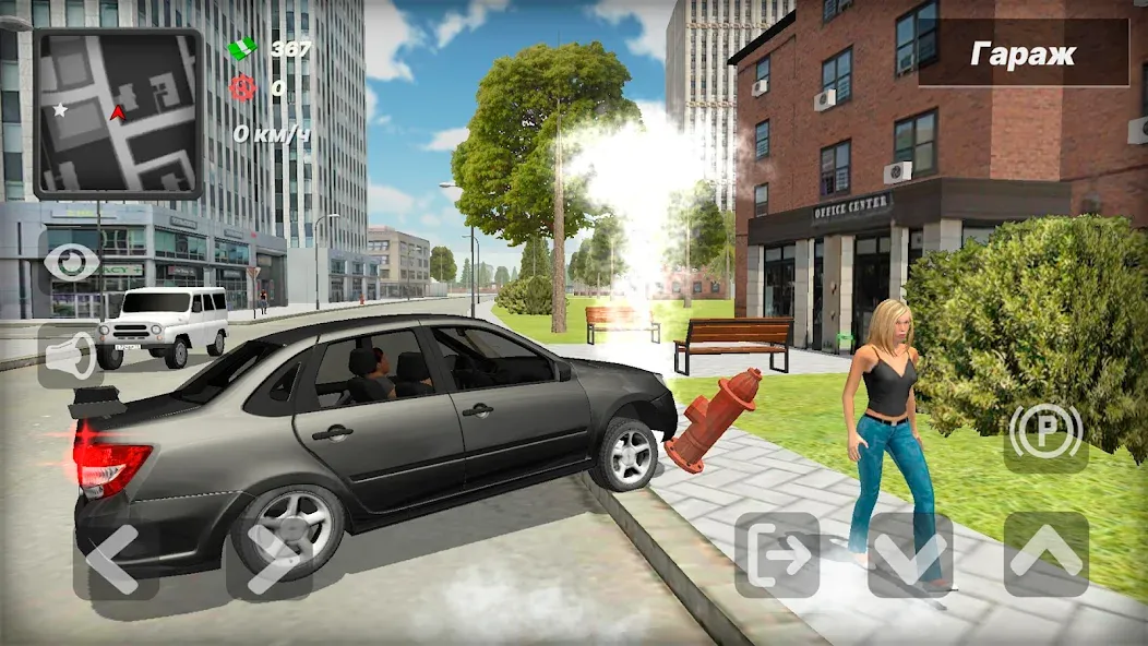 Лада Гранта. Игра про машины [МОД Бесконечные деньги] Screenshot 3