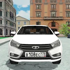 Скачать взлом Русская тачка Лада Веста  [МОД Много денег]