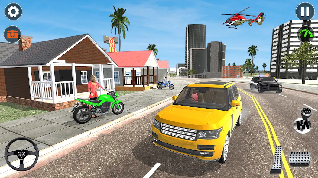 Indian Car Simulator: Car Game (Индийский автомобильный симулятор) [МОД Бесконечные деньги] Screenshot 1