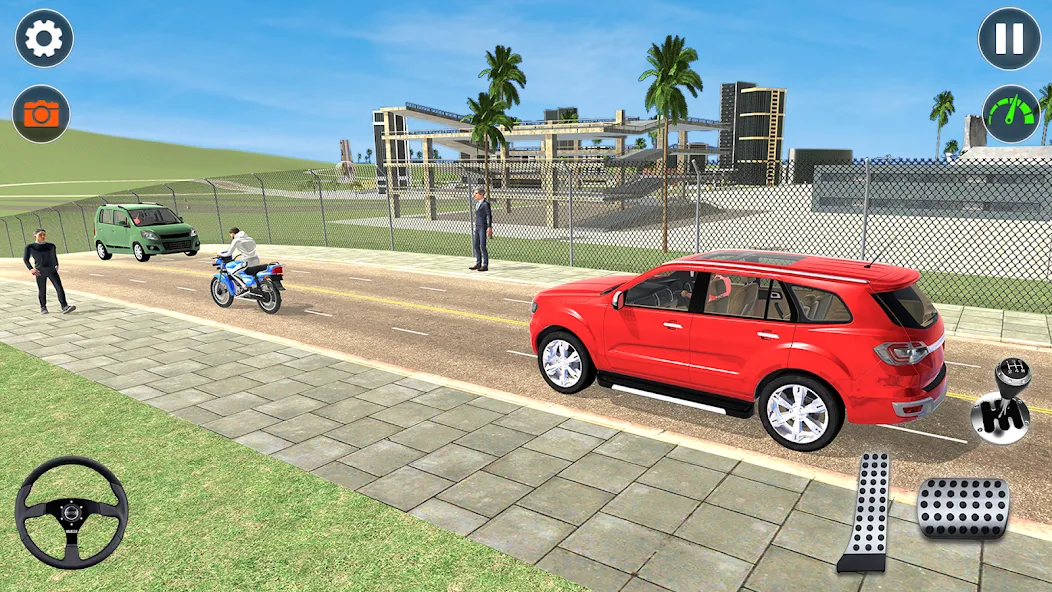 Indian Car Simulator: Car Game (Индийский автомобильный симулятор) [МОД Бесконечные деньги] Screenshot 2