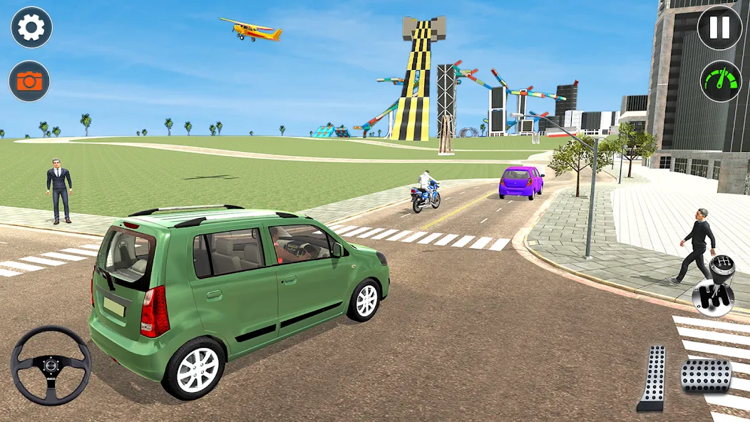 Indian Car Simulator: Car Game (Индийский автомобильный симулятор) [МОД Бесконечные деньги] Screenshot 3