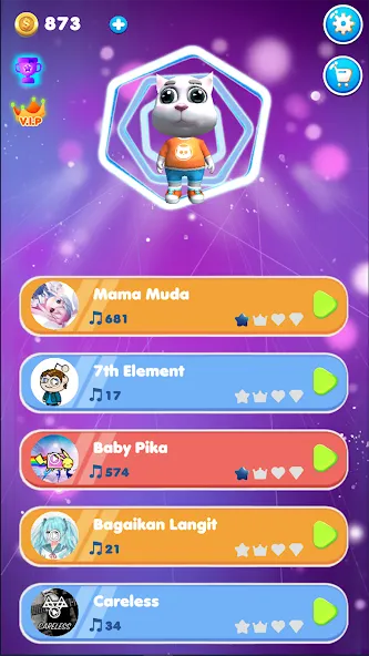 EDM Tom: Cat Dancing Tiles (ЭДМ Том) [МОД Mega Pack] Screenshot 1