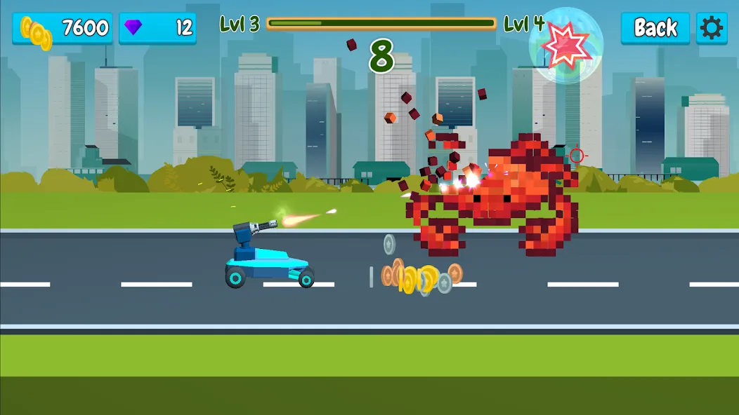 Rusher Crusher: Demolition! (Рашер Крашер) [МОД Много денег] Screenshot 1