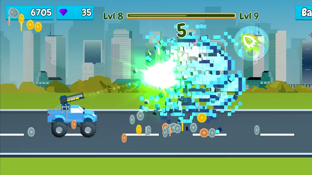 Rusher Crusher: Demolition! (Рашер Крашер) [МОД Много денег] Screenshot 4