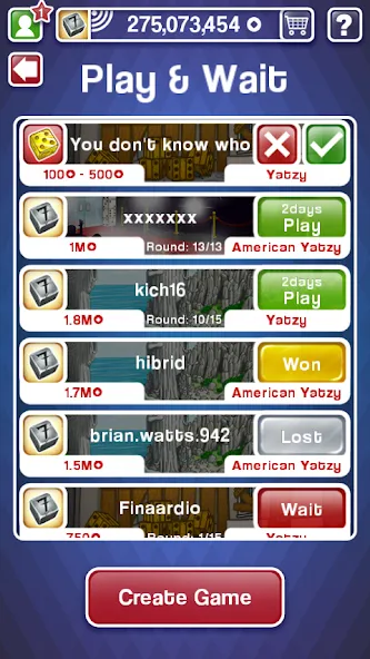 Yatzy Ultimate (Ятзи Ультимейт) [МОД Menu] Screenshot 3