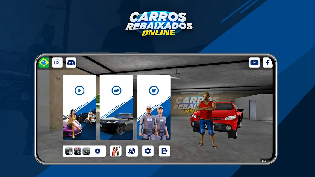 Carros Rebaixados Online (Каррос Ребайшадос Онлайн) [МОД Много денег] Screenshot 1