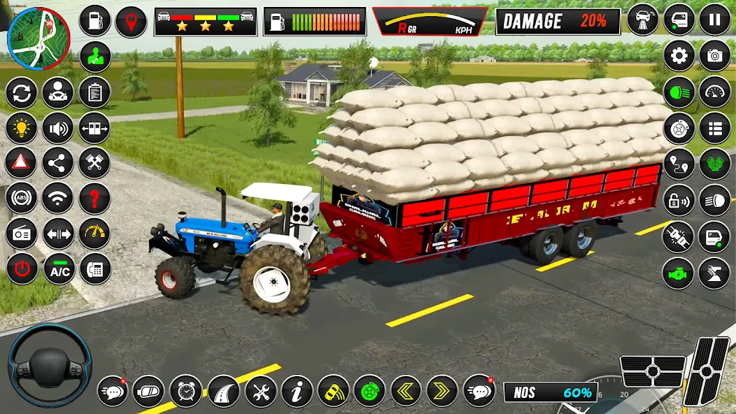 Indian Tractor Simulator Games [МОД Меню] Screenshot 3