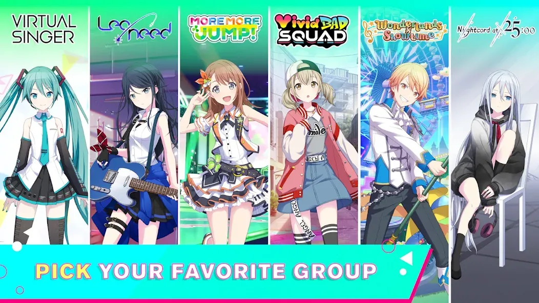 HATSUNE MIKU: COLORFUL STAGE! (Хацуне Мику) [МОД Все открыто] Screenshot 2