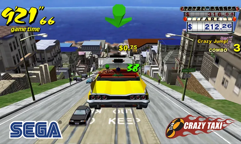 Crazy Taxi Classic (Крейзи Такси Классик) [МОД Unlocked] Screenshot 1