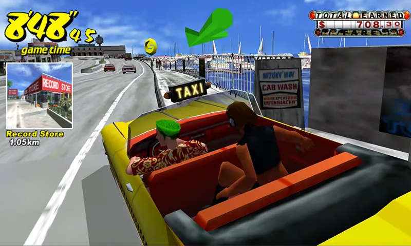 Crazy Taxi Classic (Крейзи Такси Классик) [МОД Unlocked] Screenshot 2