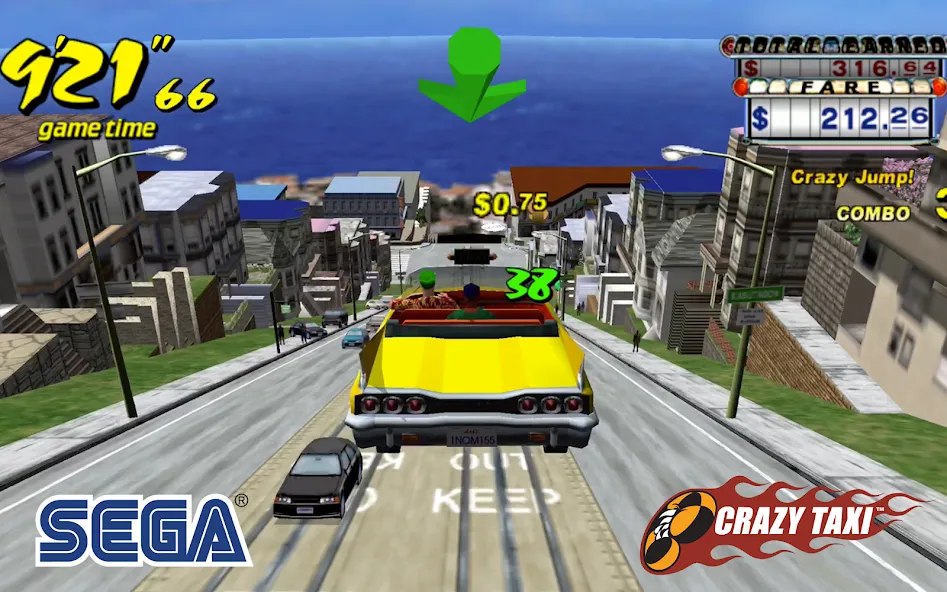 Crazy Taxi Classic (Крейзи Такси Классик) [МОД Unlocked] Screenshot 4