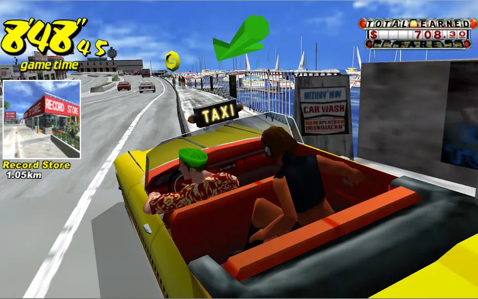 Crazy Taxi Classic (Крейзи Такси Классик) [МОД Unlocked] Screenshot 5
